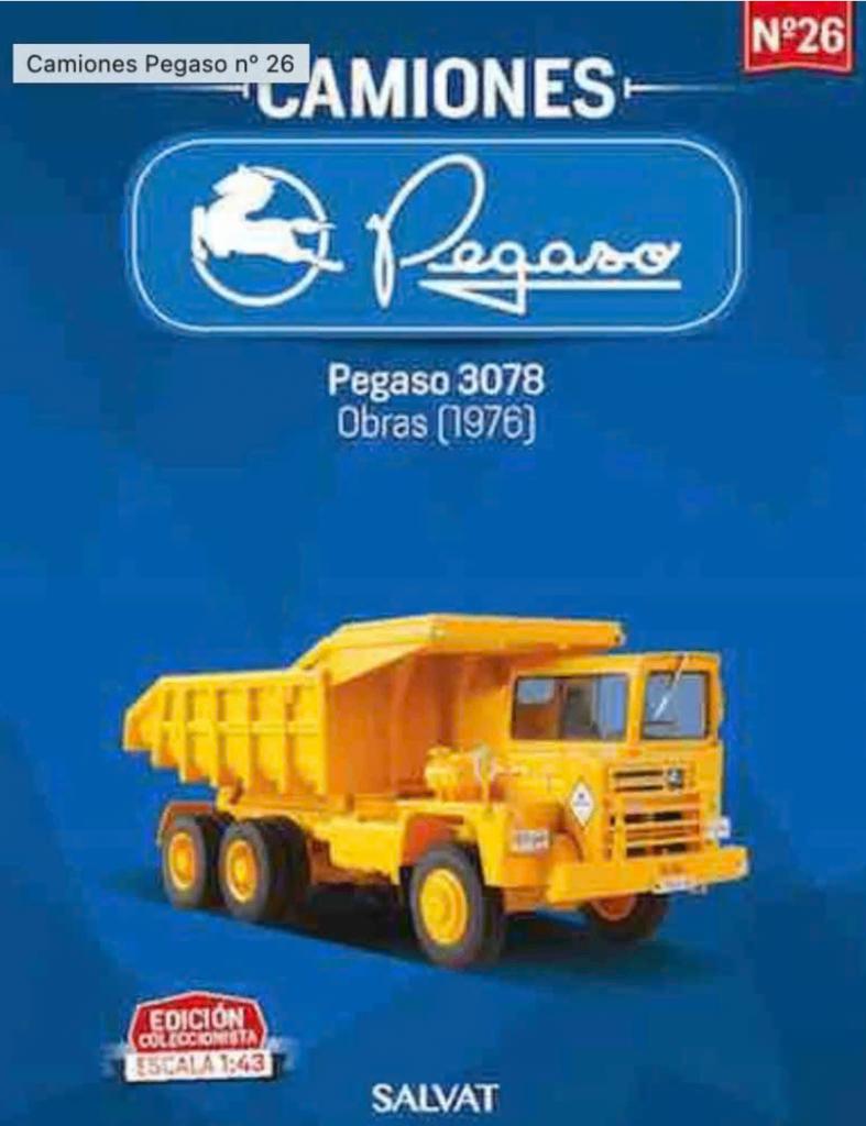 Pegaso 3078 1976 schaal 1/43 serie PEGASO # 26, Verzenden, Nieuw, Bus of Vrachtwagen, Overige merken