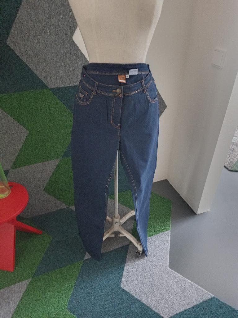 Mooie spijkerbroek van MS Mode maat 42,zgan, Blauw, Ophalen of Verzenden, Zo goed als nieuw, MS Mode