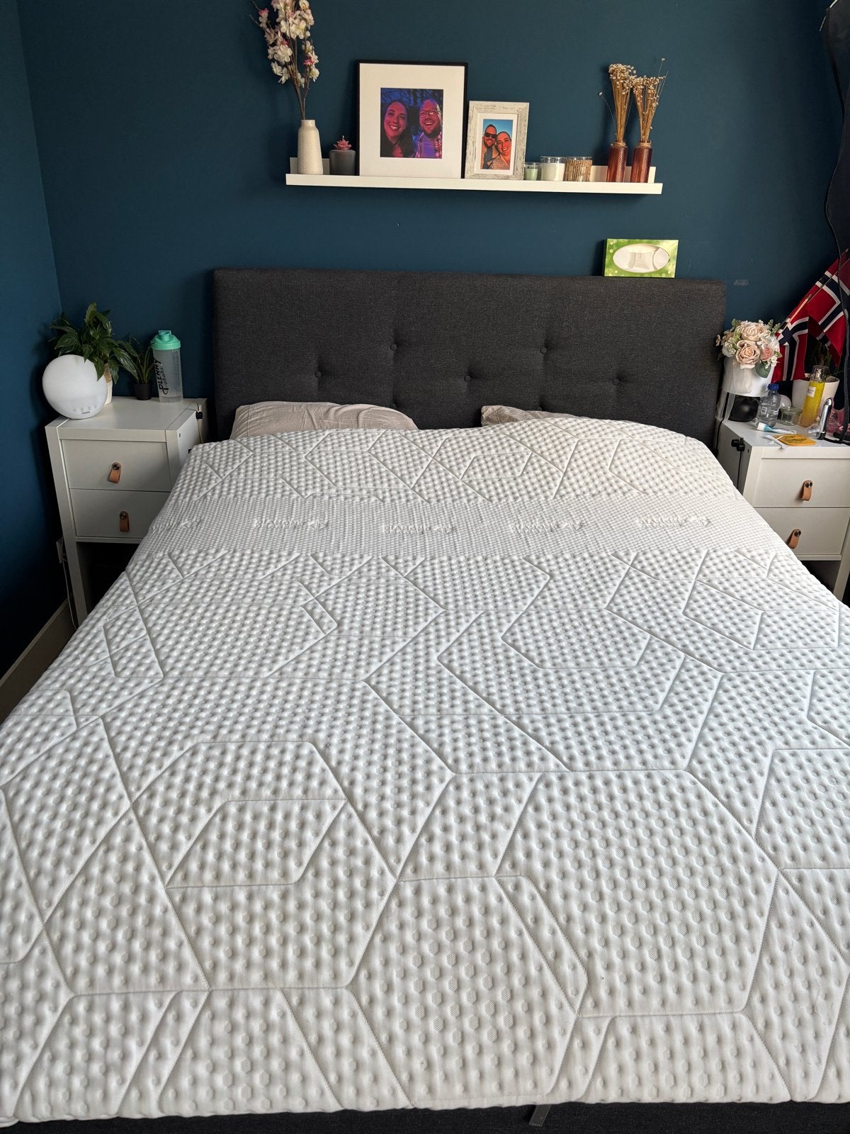 Emma Diamond Degree matras topper 180x200, Ophalen, Tweepersoons, Zo goed als nieuw, Matras