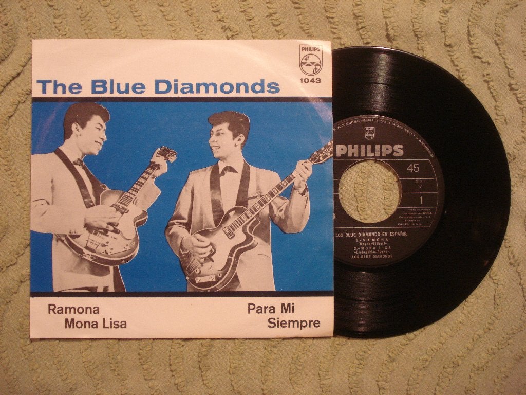 The Blue Diamonds 7" Vinyl EP: ‘Ramona’ (Mexico), Cd's en Dvd's, Vinyl Singles, Gebruikt, 7 inch, Ophalen of Verzenden, EP