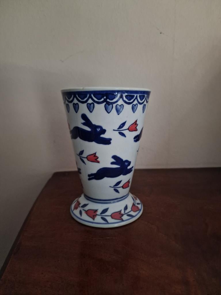 Oude vaas - hazen / chinees ??, Ophalen of Verzenden