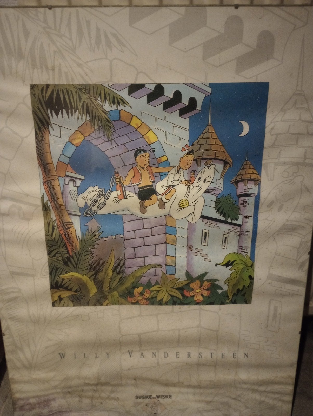 30 jaar oud. Poster €5 + Lijst €10 = €15. Kan ook apart., Ophalen, Zo goed als nieuw, Foto of Poster