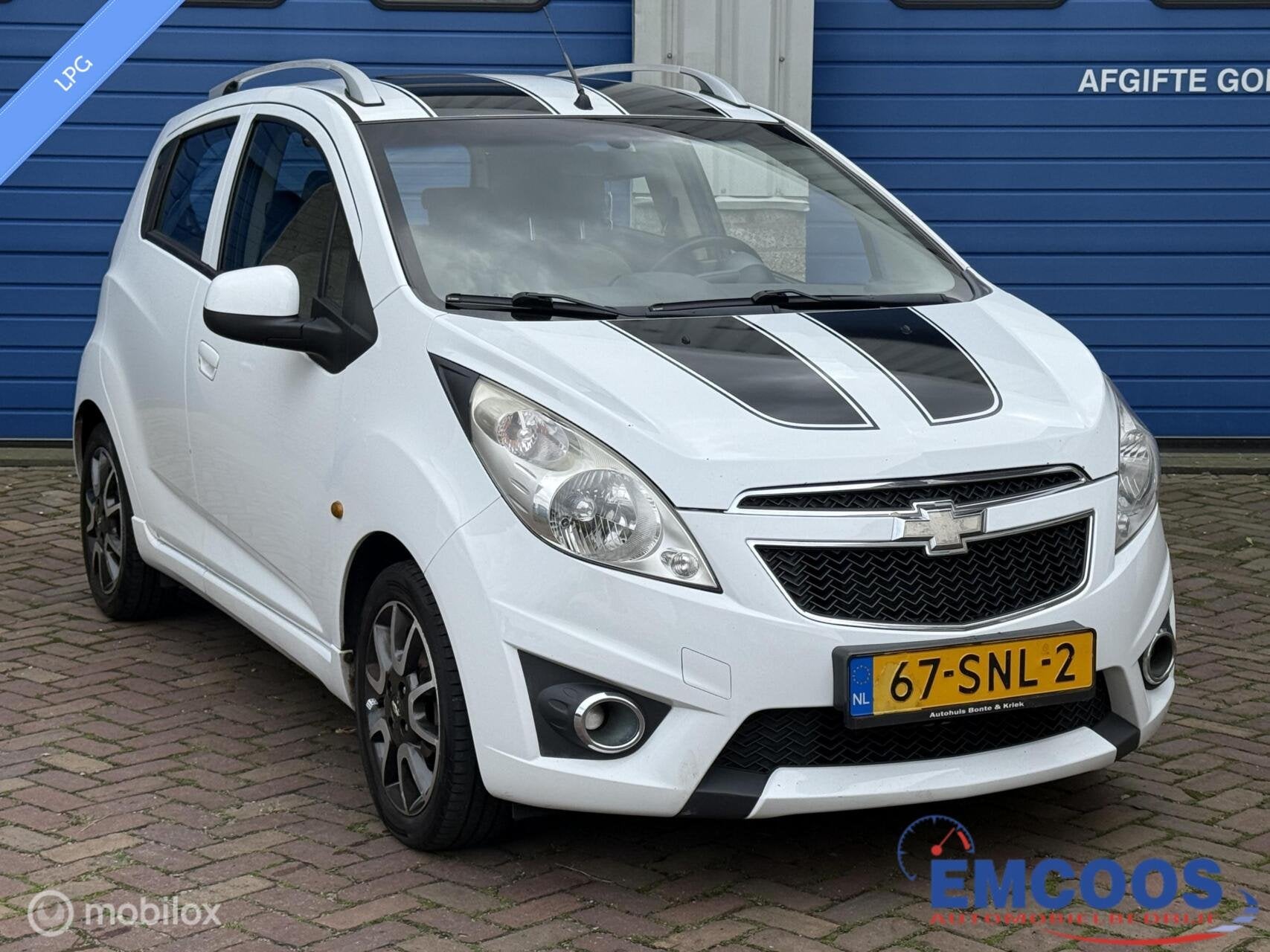Chevrolet Spark 1.0 16V LS+ Bi-Fuel * 5-Deurs * LPG * Airco, Auto's, Euro 5, 15 km/l, Gebruikt, 4 cilinders