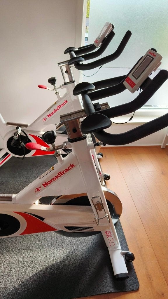 spinning bike  nordic track, Ophalen, Gebruikt, Buik, Spinningfiets