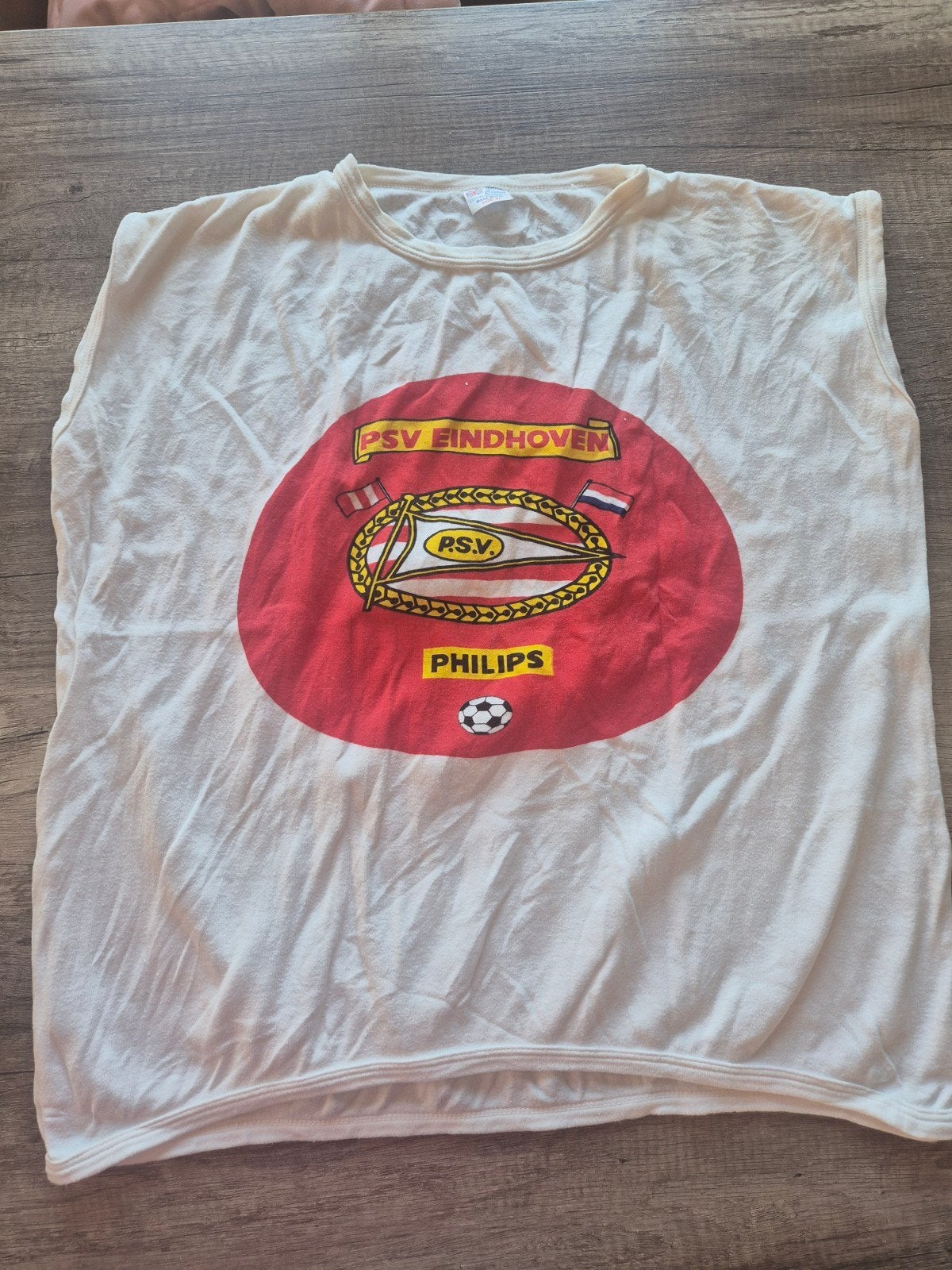 Vintage PSV Eindhoven supportersshirt XL Made in UK – Philip, Ophalen of Verzenden, Gebruikt, PSV, Shirt