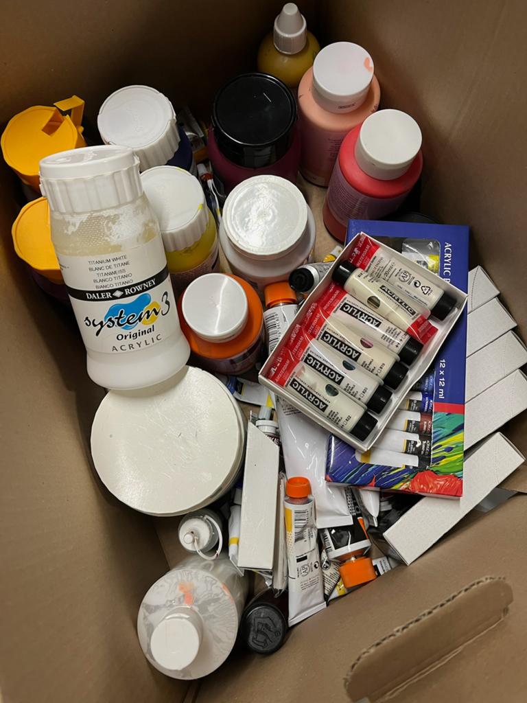 Verzameling (deels) gebruikte verfspullen, Ophalen, Gebruikt, Overige typen