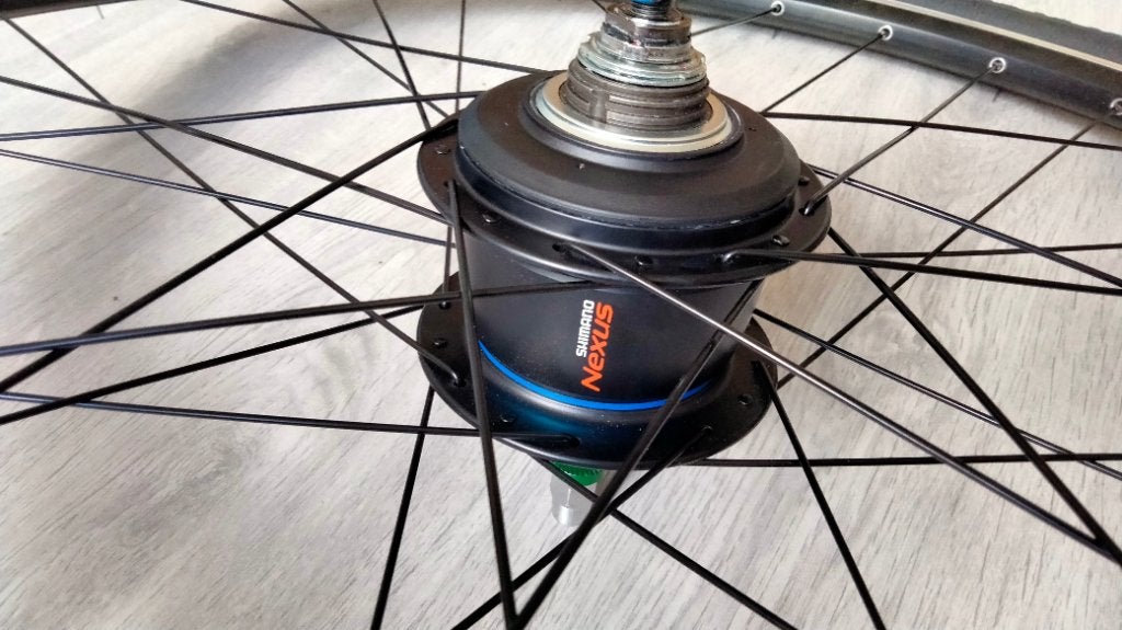 Shimano Nexus naaf Di2 SG-C6061 inter8 speed centerlock, Ophalen of Verzenden, Zo goed als nieuw, Wiel, Aluminium