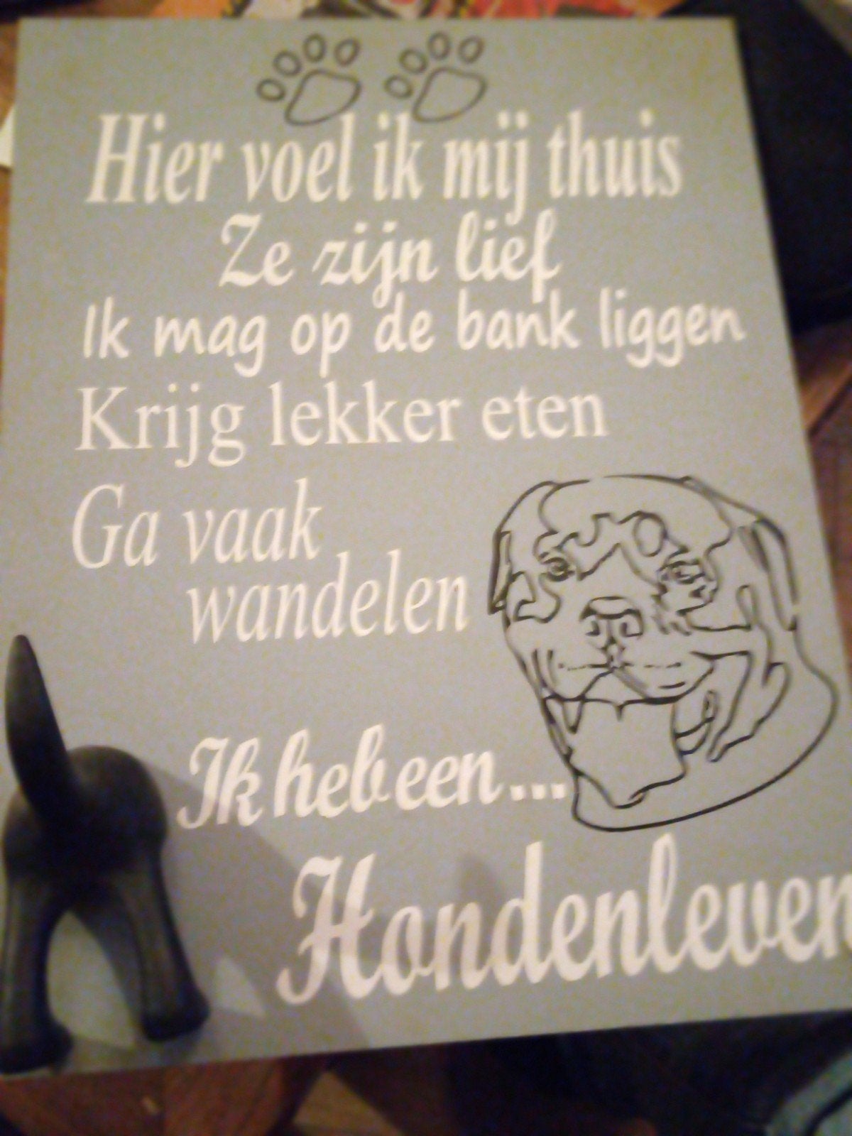 te koop Rottweiler bord voor aan de muur, Ophalen, 30 cm, Handgemaakt, Hout