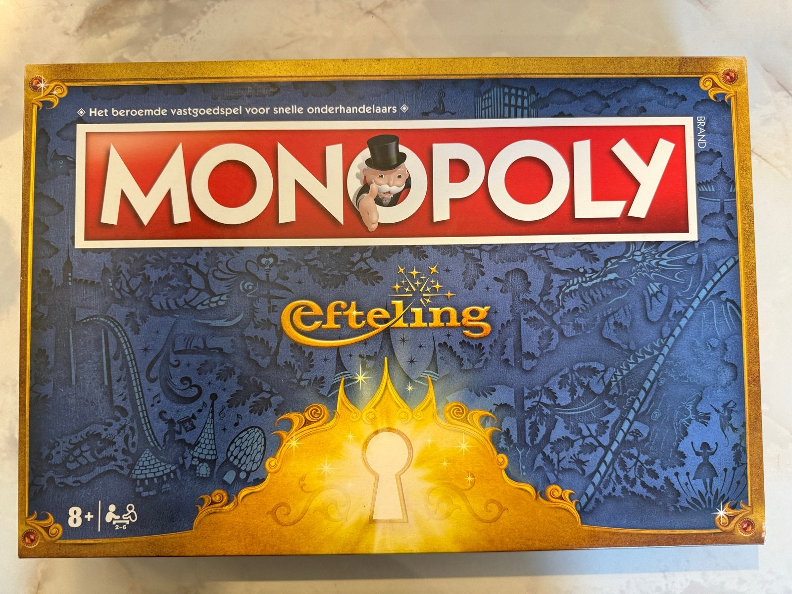 Monopoly Efteling Editie (met Monsique Canibal), Hobby en Vrije tijd, Drie of vier spelers, Ophalen of Verzenden, Gebruikt
