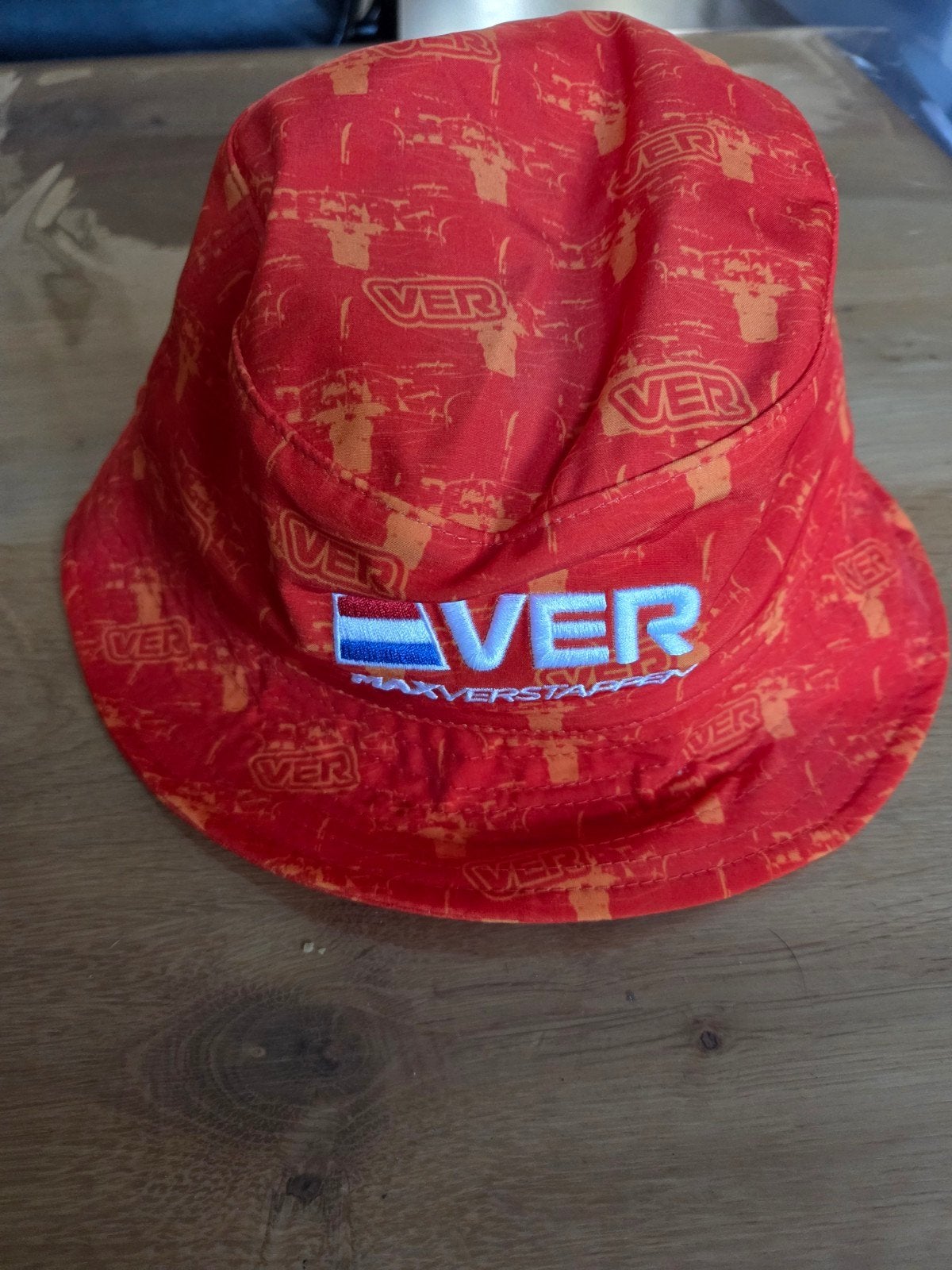 Max Verstappen Bucket Hat - Oranje/Rood, Hoed, Max Verstappen, Zo goed als nieuw, One size fits all