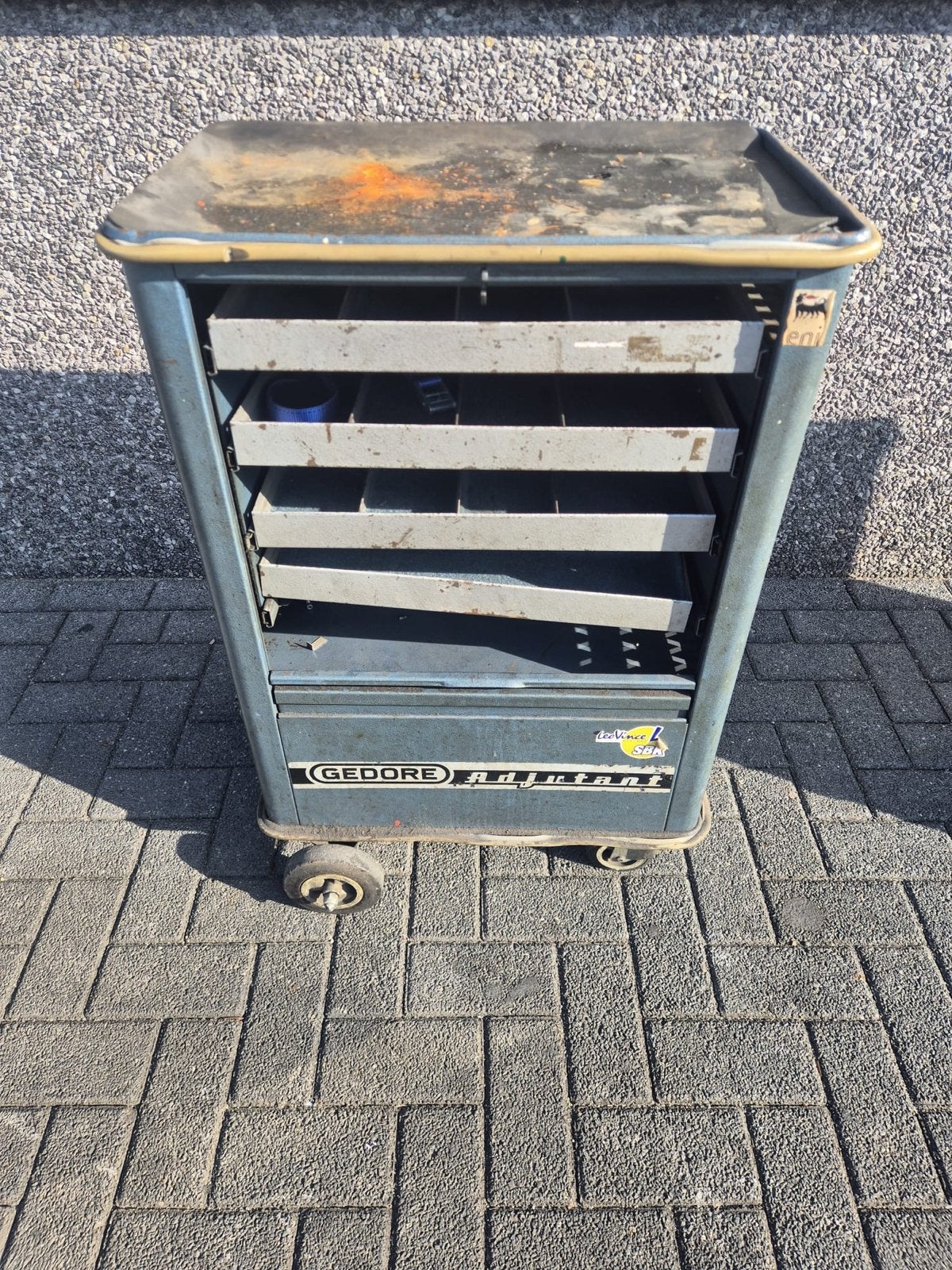 Gedore Adjutant Gereedschapswagen met Lades, Ophalen, Gebruikt