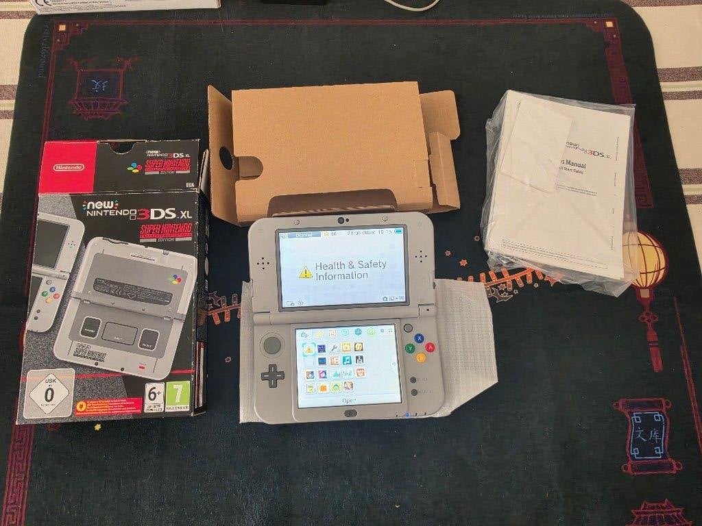 New Nintendo 3DS XL Super Nintendo Editie, Ophalen, Zo goed als nieuw, Overige kleuren, 3DS XL