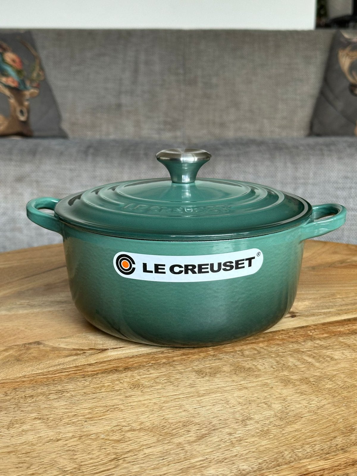 Creuset Gietijzeren Braadpan 20 cm – Artichaut, Nieuw, Le Creuset, Ophalen of Verzenden, Braadpan