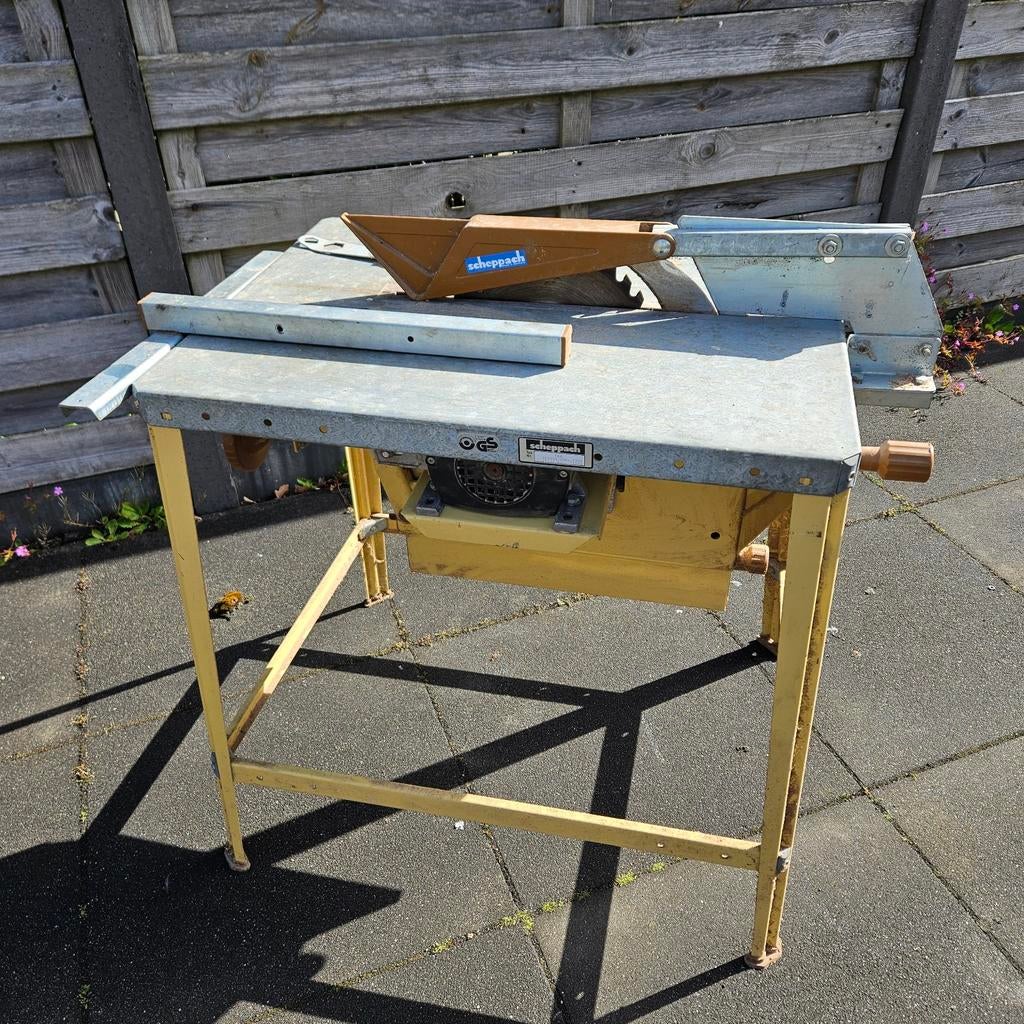 Scheppach TKU Zaagtafel – krachtige tafelzaag / cirkelzaag /, Ophalen, Gebruikt, Cirkelzaag, 1200 watt of meer