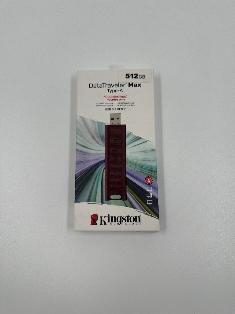 Kingston DataTraveler Max Type-A 512GB USB 3.2 Gen 2, Computers en Software, -, Ophalen of Verzenden, Zo goed als nieuw, 512 GB