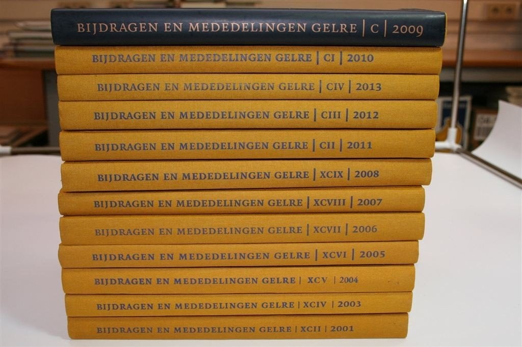 12x Jaarboek Gelre — Bijdragen & Mededelingen [2001-2013], Ophalen of Verzenden, Zo goed als nieuw