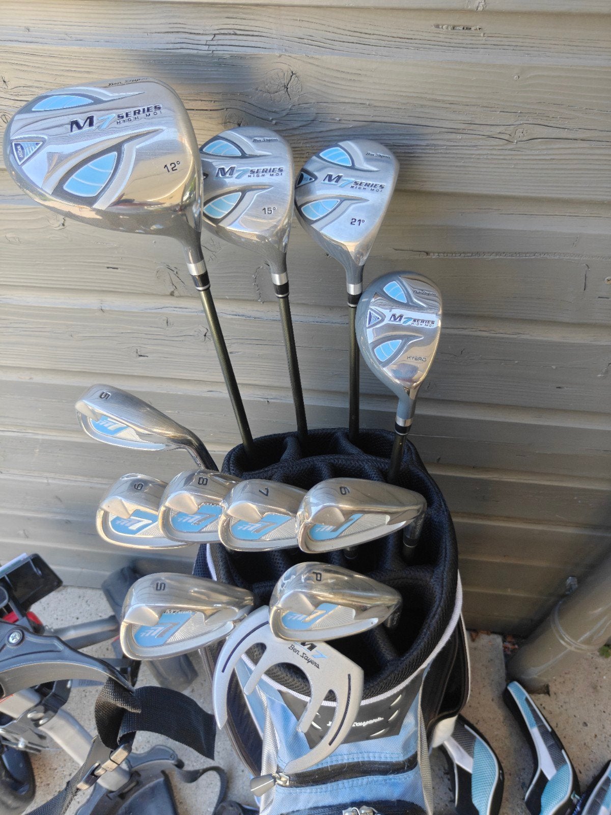 Complete MODERNE golfset dames als NIEUW+ trolley+ tas, Ophalen of Verzenden, Zo goed als nieuw, Set, Overige merken