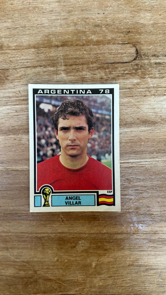 Panini Argentina 78 plaatje Angel Villar WK 78, Verzenden, Zo goed als nieuw, Sticker