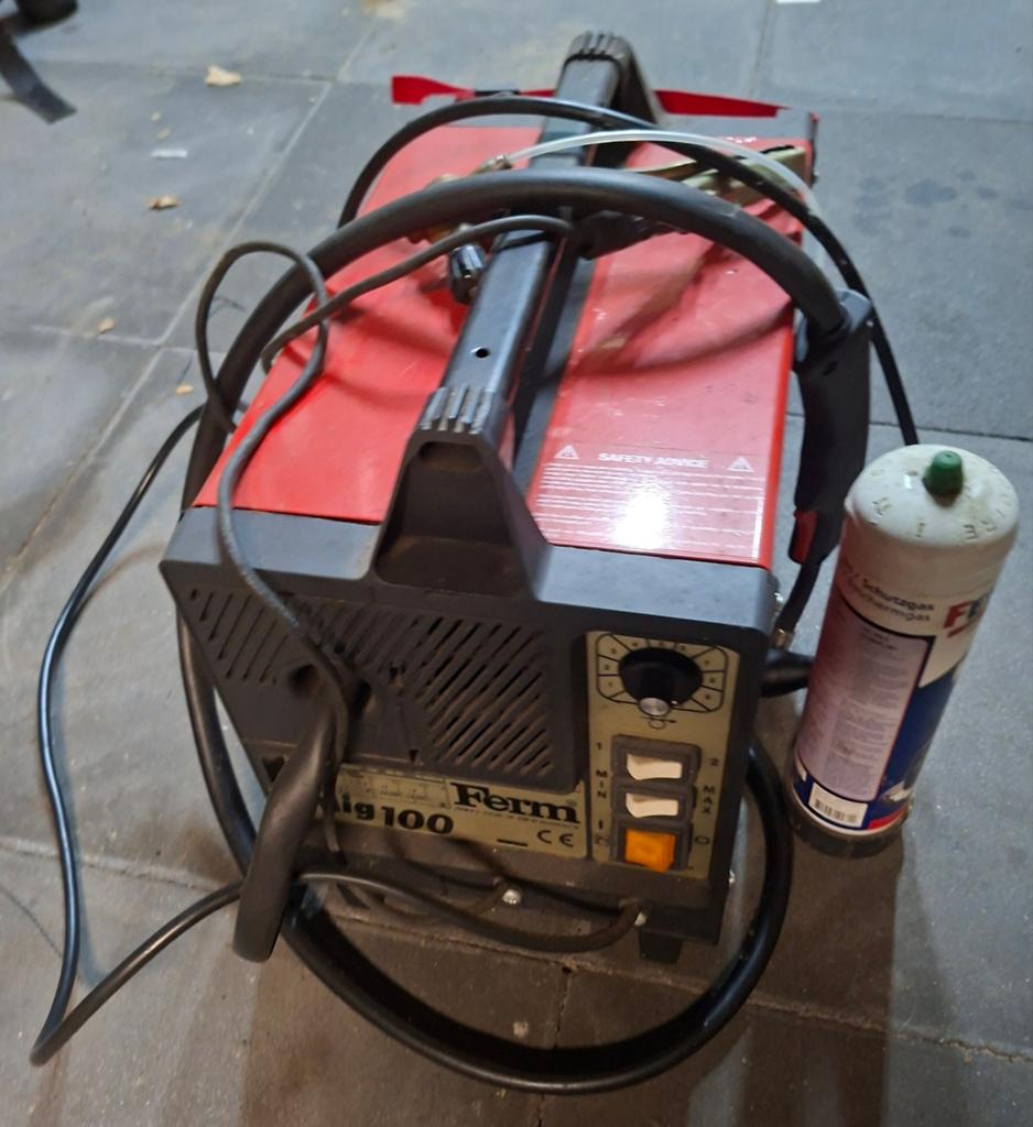 Ferm mig100 lasapparaat, Doe-het-zelf en Verbouw, Ophalen, Minder dan 150 ampère, Elektroden