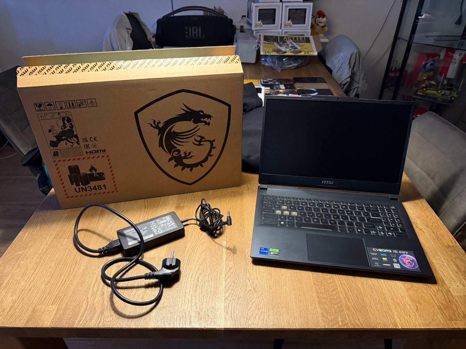 MSI Cyborg 15 A12V RTX 4060 (Topstaat), Computers en Software, Windows Laptops, Zo goed als nieuw, 15 inch, SSD, 2 tot 3 Ghz, 16 GB