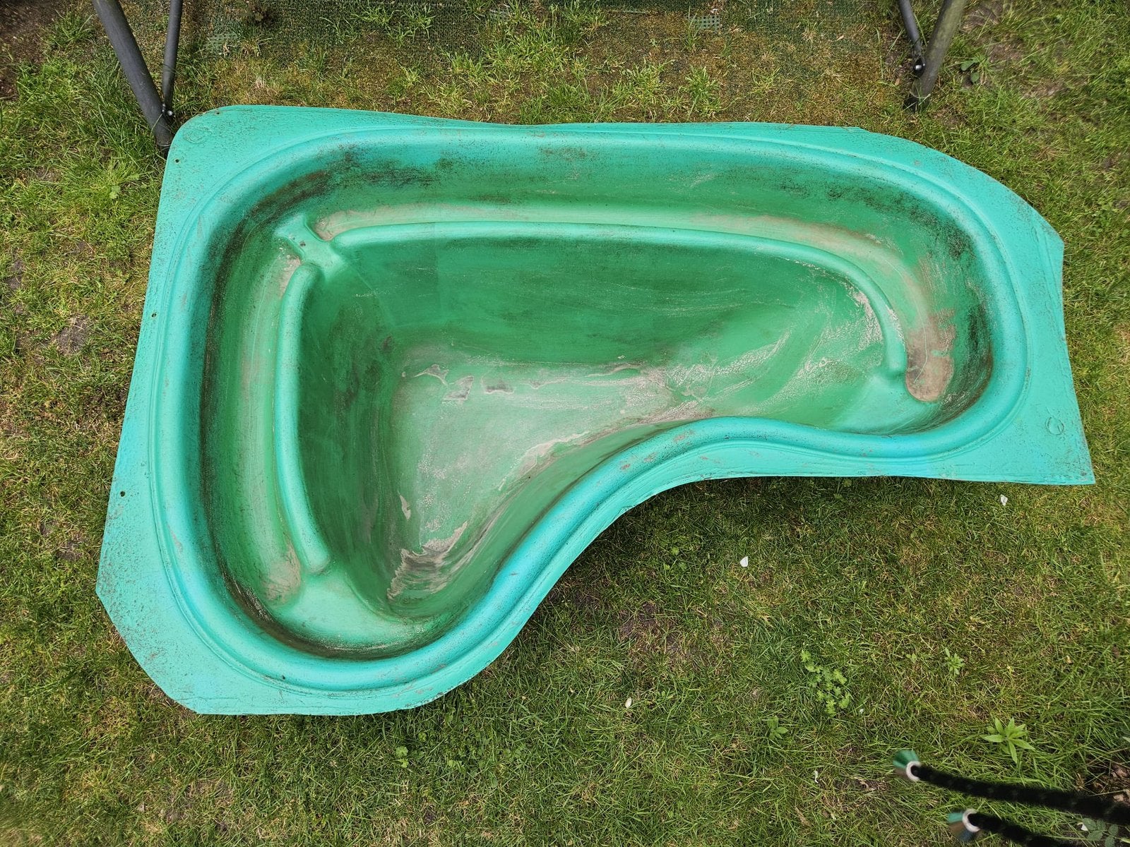 Groene vijverkuip voor tuin of terras af halen waalre, Tuin en Terras, Vijvers, Gebruikt, Ophalen of Verzenden