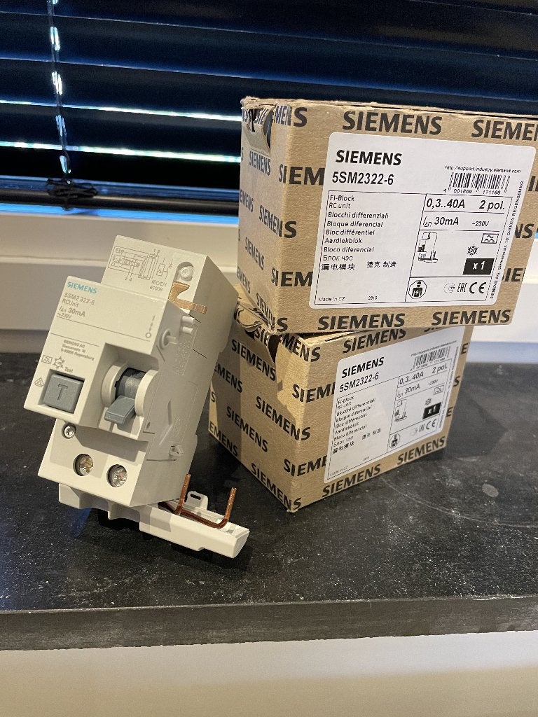 Siemens 5SM23226 SIE AARDLEKBLOK, Ophalen of Verzenden, Nieuw