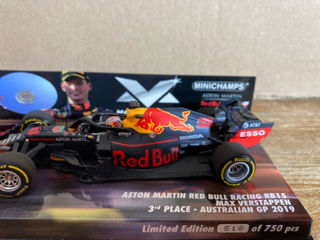 Max Verstappen editie 42 1:43 Australian GP 2019 3rd place, Ophalen of Verzenden, Nieuw, Formule 1