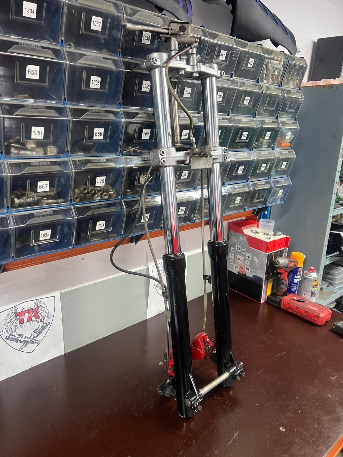 Derbi limited 03 vork plug and play, Frame, Derbi, Voorvork, Ophalen of Verzenden