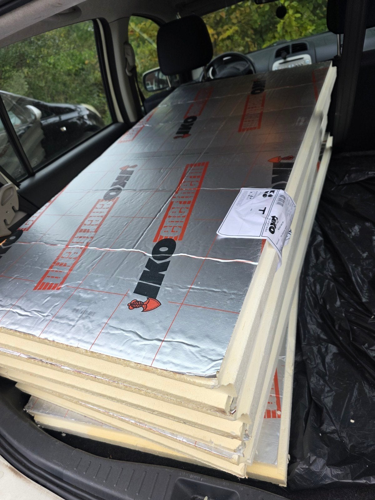 5 pir platen  isolatieplaten (80mm), Ophalen, Vloerisolatie, Nieuw, Hardschuim (Pir)