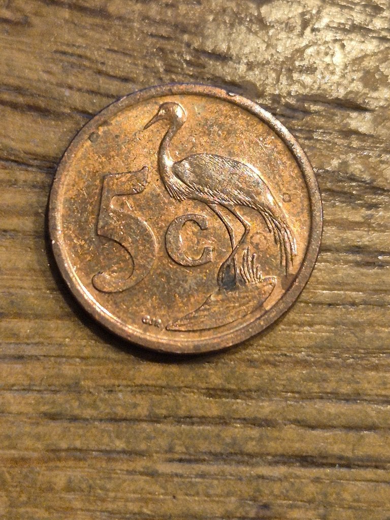 Zuid-Afrika - 5 Cent 2007, Ophalen of Verzenden, Zuid-Afrika
