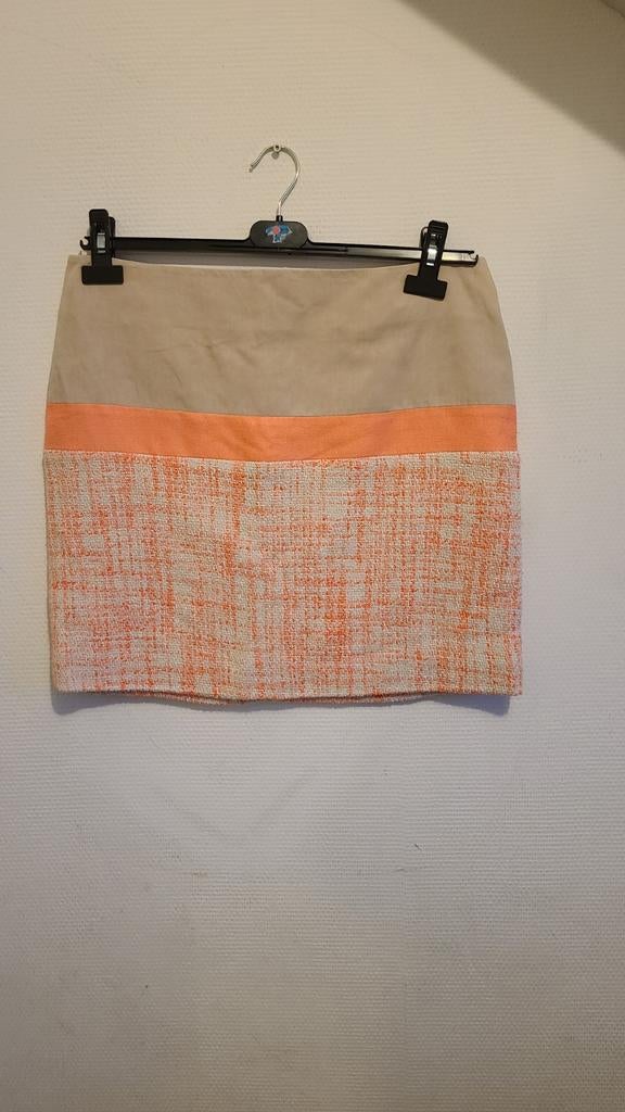 Natan Edition 5 Rok Maat 42 - Beige/Oranje, Beige, Zo goed als nieuw, Boven de knie, Natan Edition 5