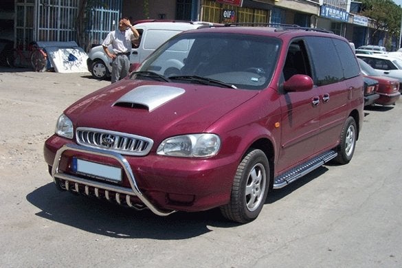 Kia Carnival Sidebars met aluminium trede, Niet ingevuld, Niet ingevuld, Niet ingevuld