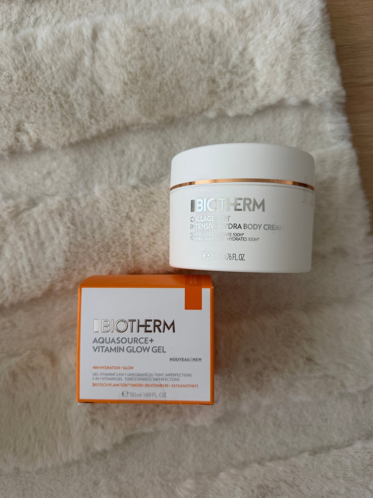 Nieuwe Biotherm producten: Body Cream & Glow Gel, Ophalen of Verzenden, Nieuw, Bodylotion, Crème of Olie