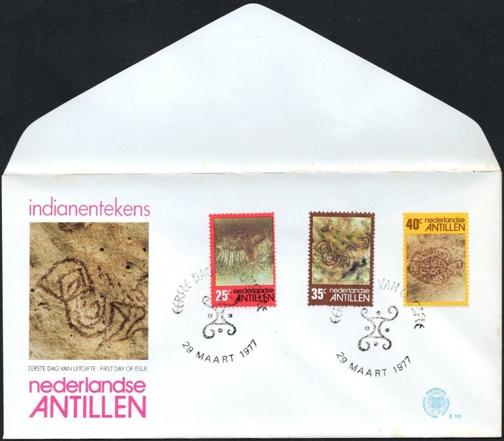 Antillen - indianentekens, Verzenden, Envelop
