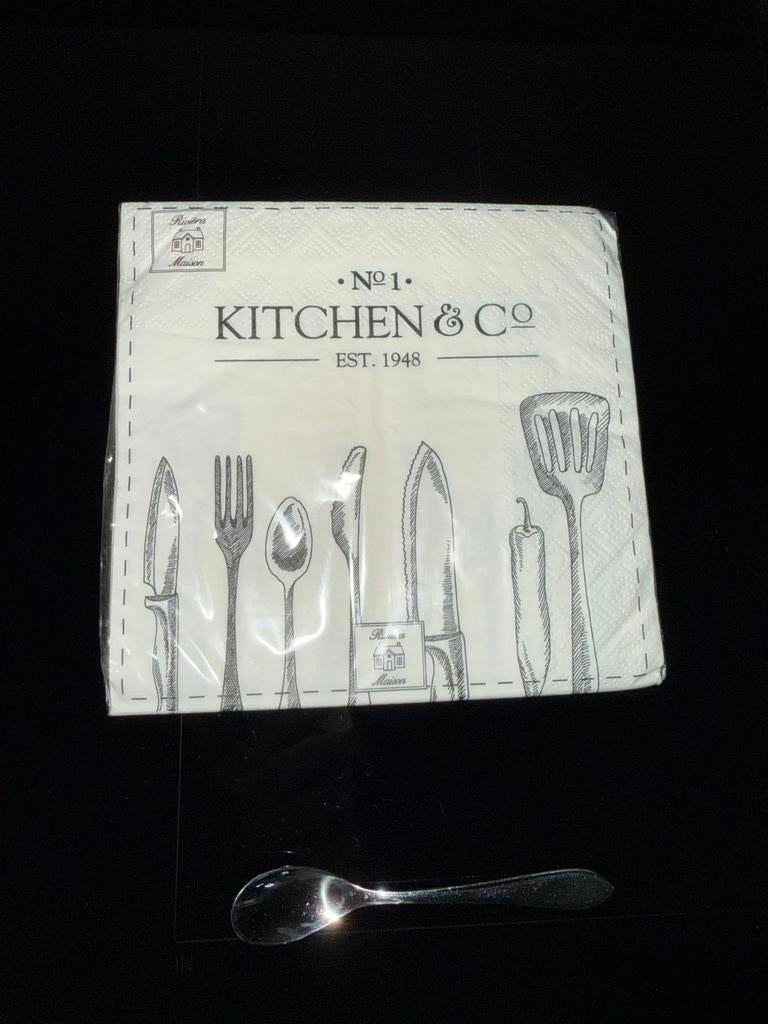 Servetten Riviera Maison Kitchen & Co Nieuw, Ophalen of Verzenden, Nieuw