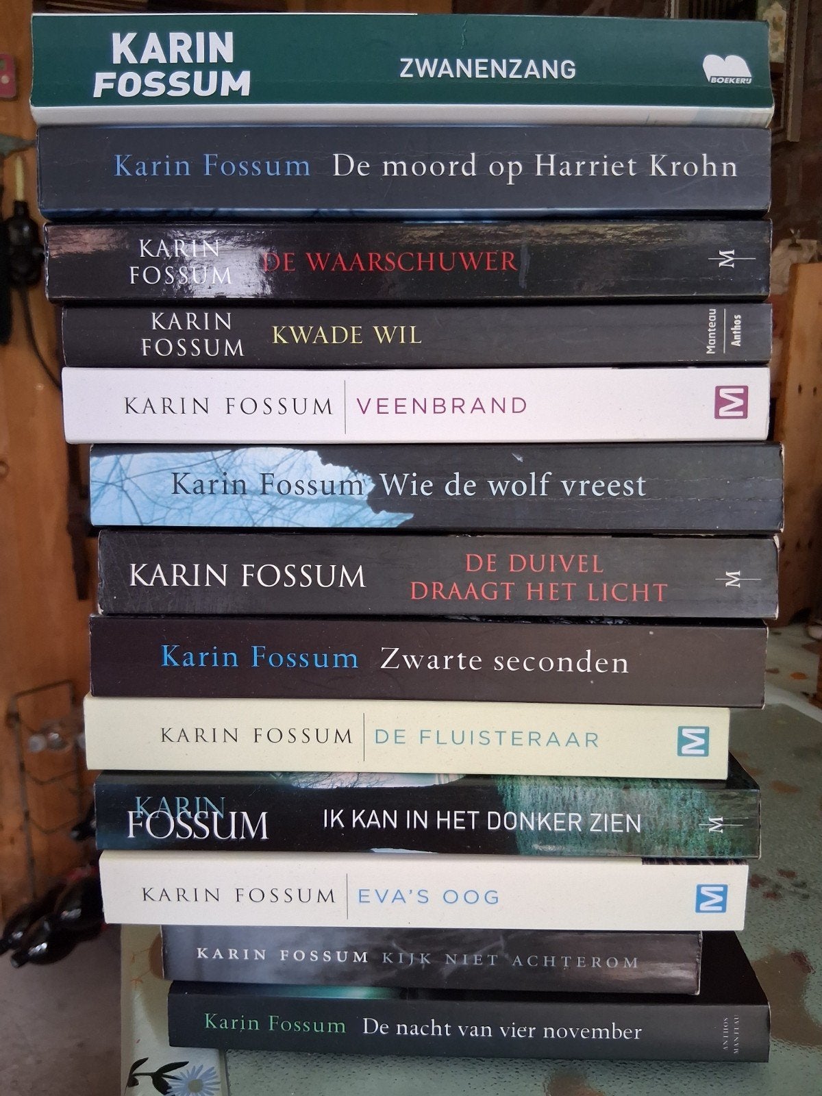 13x Karin Fossum Boekenpakket - Diverse Thrillers, Ophalen of Verzenden, Zo goed als nieuw