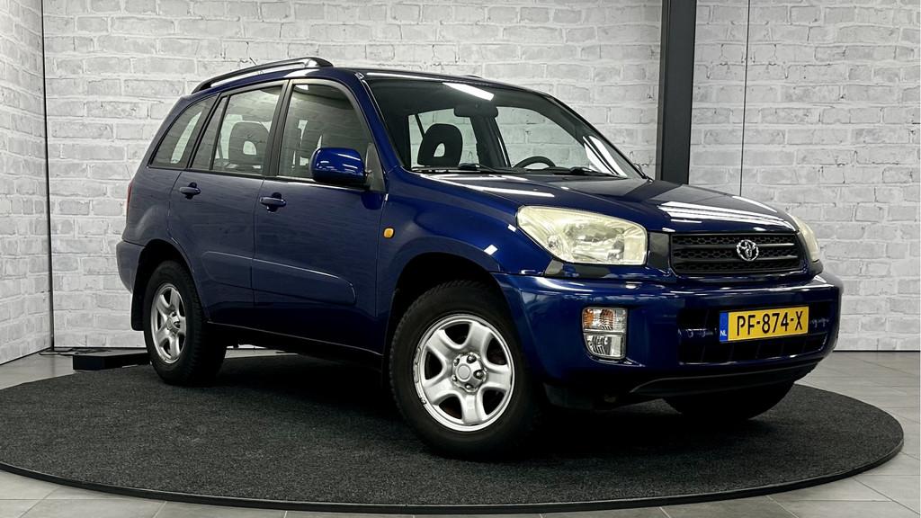 Toyota RAV4 1.8-16V VVT-i Luna / Airco (bj 2003), Auto's, Toyota, Voorwielaandrijving, Gebruikt, 4 cilinders, Blauw