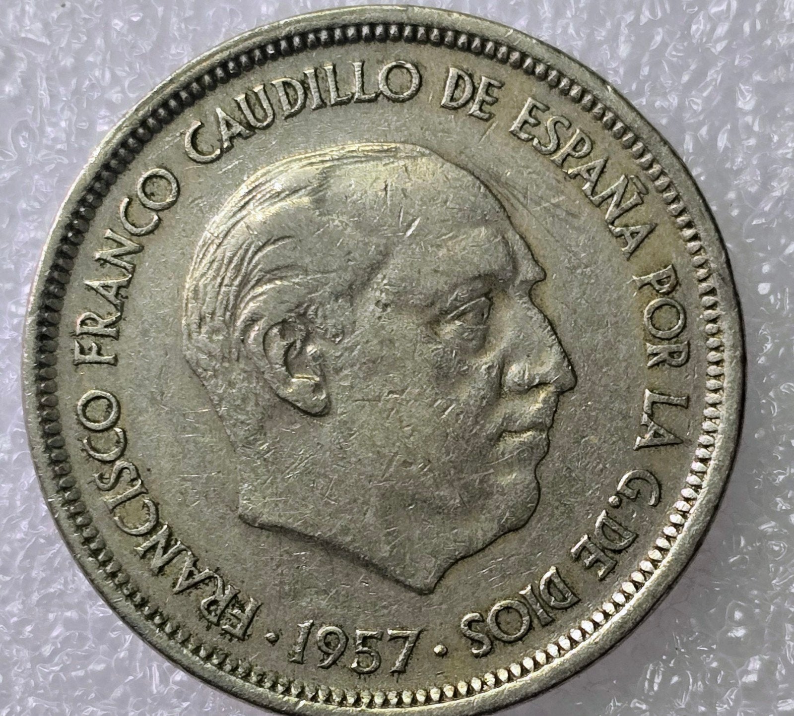 Spanje 50 pesetas 1957, Ophalen of Verzenden, Overige landen