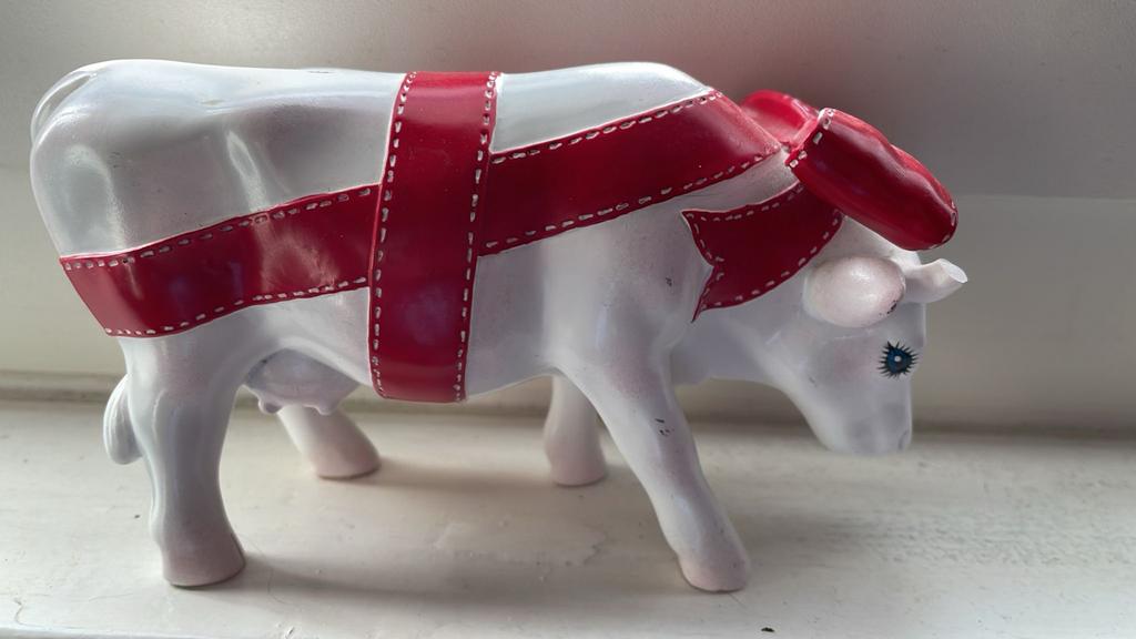 Koe uit de koeien parade, Ophalen, Gebruikt, Boerderijdier, Beeldje of Figuurtje