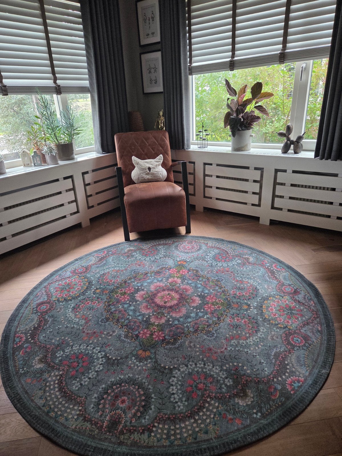 Rond Vloerkleed Pip Studio, Huis en Inrichting, Ophalen, Rond, 200 cm of meer, Zo goed als nieuw