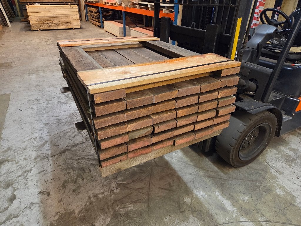 Hardhout 4.0x15.0 cm fijnbezaagd - nr: HB63, Tuin en Terras, Palen, Balken en Planken, Ophalen, Planken, Nieuw, Hardhout