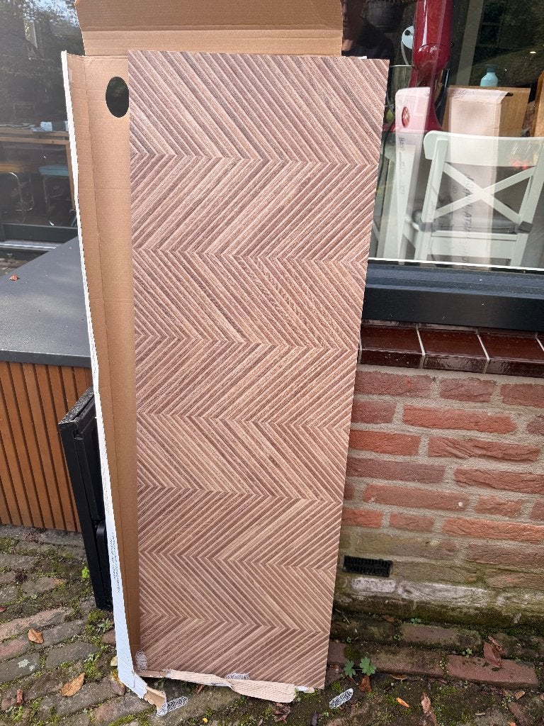 Badkamertegels Baldocer Cerámica Larchwood Bruin 40 x 120 cm, Doe-het-zelf en Verbouw, Ophalen, 60 cm of meer, Keramiek, Nieuw