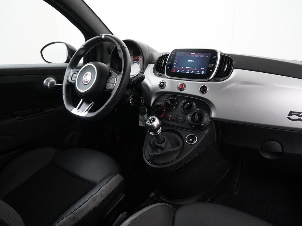 Fiat 500 1.0 Hybrid Cult | Airco | Lichtmetalen Velgen | 12, Auto's, Fiat, Voorwielaandrijving, 12 maanden, Stof, Gebruikt