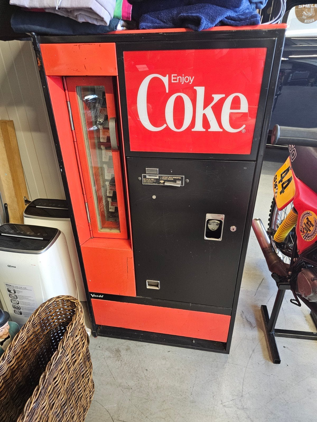 Coca-Cola koelkast te koop, Ophalen