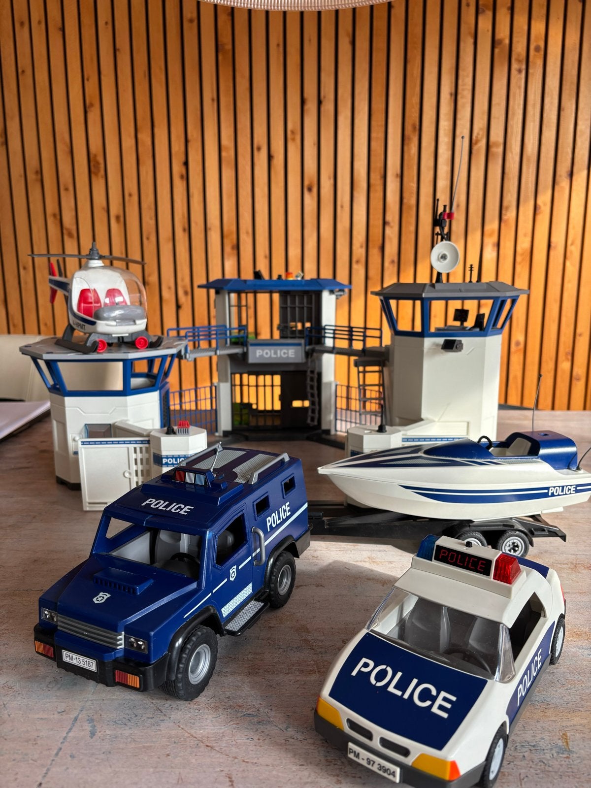 Grote Playmobil Politie Set - met Voertuigen en Figuren, Ophalen, Gebruikt, Complete set, Overige typen