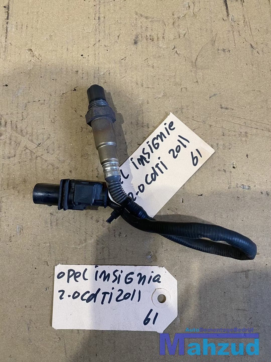 OPEL INSIGNIA 2.0 CDTI Lambdasonde uitlaatsensor 55572548, Gebruikt, Opel Automobile GmbH, Ophalen of Verzenden, Kontakt@opel-infoservice.de