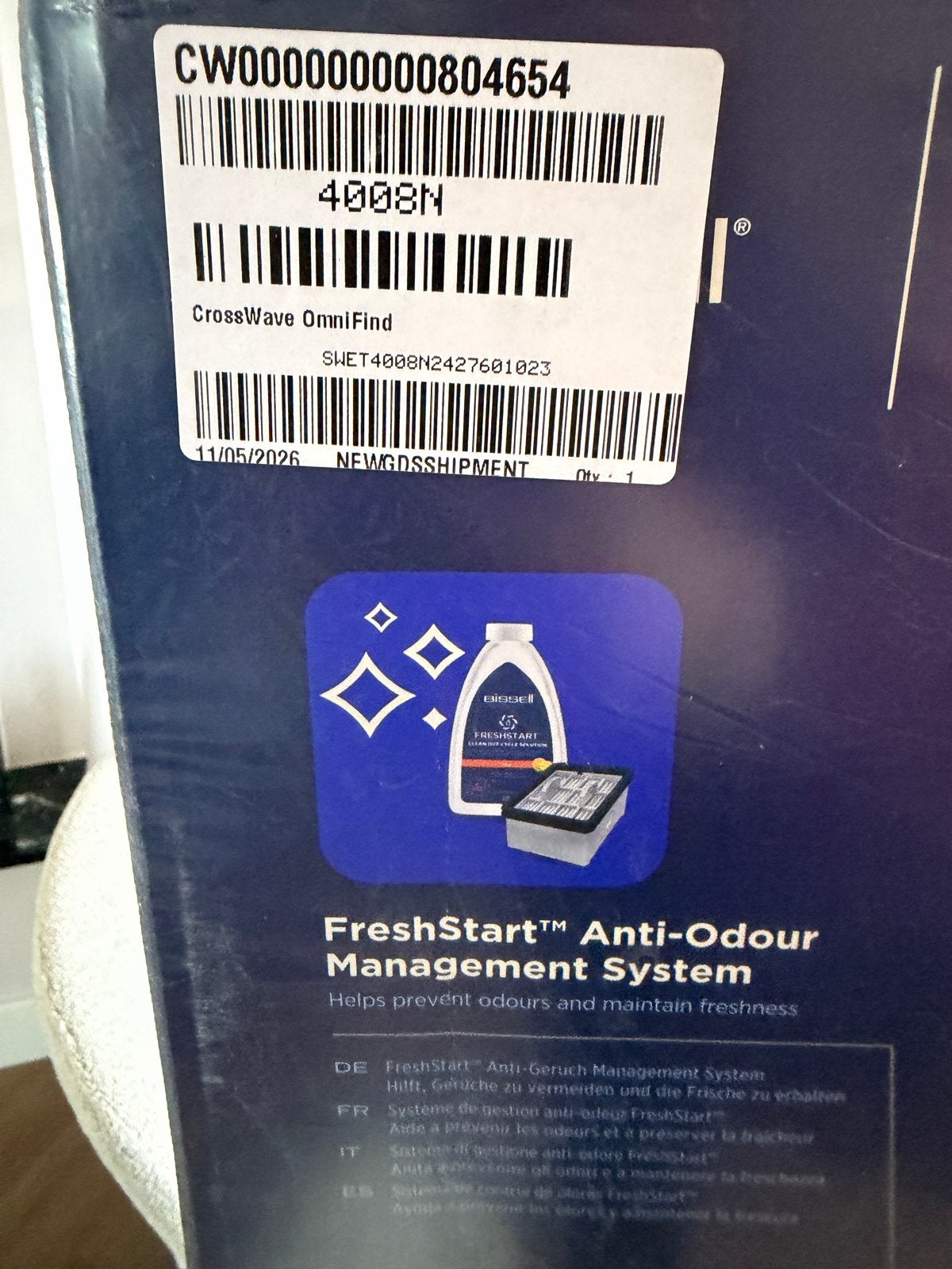 Bissell CrossWave OmniFind Pro Draadloze Multi-Oppervlak Rei, Combi-reiniger, Overige merken, Ophalen of Verzenden, Reservoir