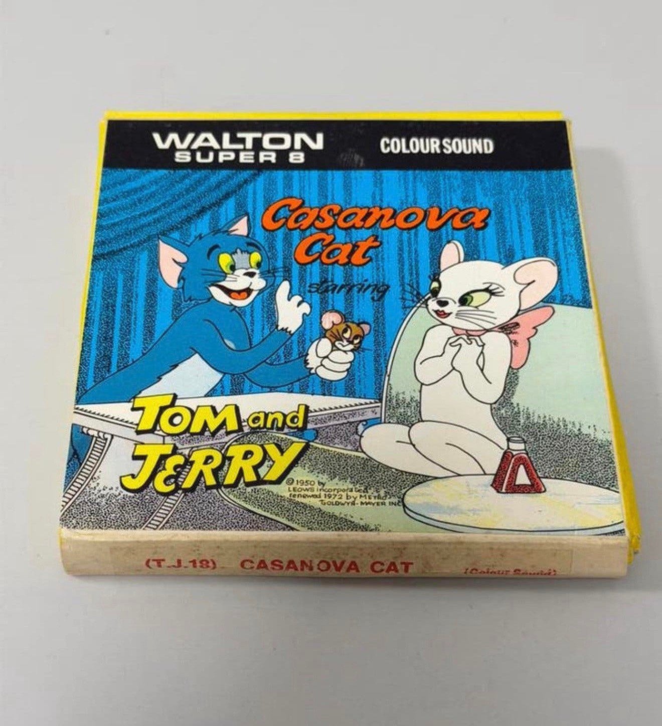 Walton Super 8 Tom and Jerry Casanova Cat compleet 8mm film, Audio, Tv en Foto, P, P, P, Ophalen of Verzenden