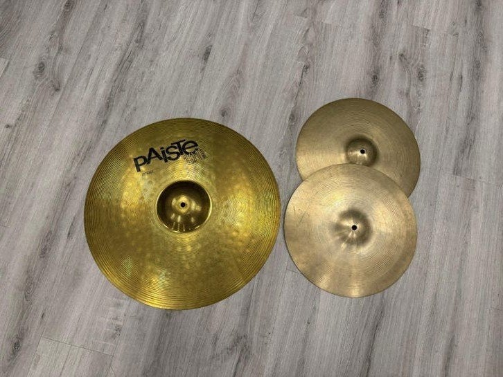 Bekkens paiste 20inch ride en vintage tosco 14inch hihat, Ophalen of Verzenden, Zo goed als nieuw, Overige merken