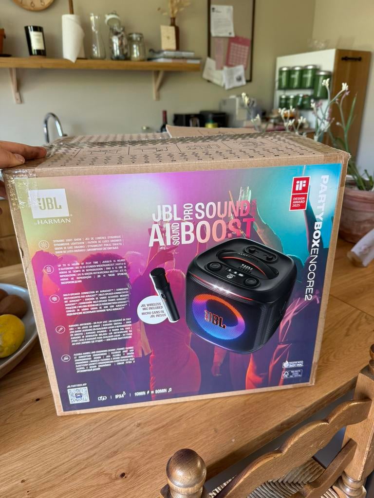 JBL partybox encore 2, Ophalen of Verzenden, Zo goed als nieuw, Luidspreker(s)